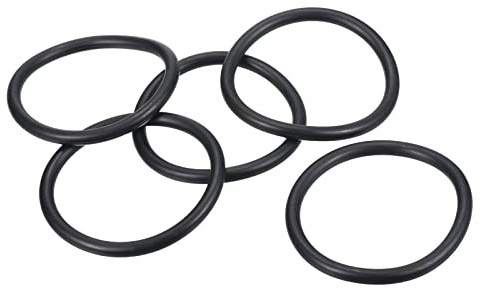 PATIKIL O Joint Torique Nitrile Caoutchouc 70mm OD 58.6mm ID 5.7mm Largeur, 5 Pcs Métrique Scellage Joint pour Robinet Plomberie Automobile Réparation, Noire