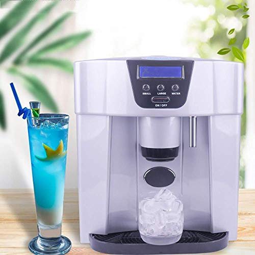 Kleiner Tisch-Eisbereiter, 9 Stück EIS 6 8 Min. 1 5 kg/24 Std. Automatischer Eisauslauf Wasserauslauf für den gewerblichen Gebrauch im Haushalt, Bar, Party, Kaffee, Milch, Teegeschäft