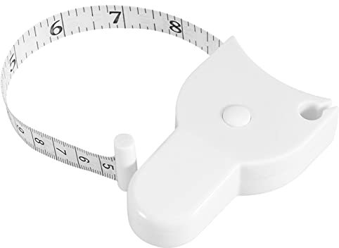 QANYEGN 150 Cm/60 Zoll Maßband, Einziehbares Maßband Zur Körpermessung, Präzises Maßband Zum Nähen, Körperdatenmessung Für Fitness