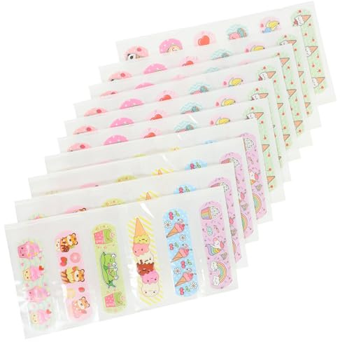COLLBATH 120 piezas Parches Adhesivos para Heridas Infantil Impermeables y Transpirables de Vendajes Elásticos y Coloridos para Adultos Protección Cómoda para Pequeñas Cortes y Rasguños al