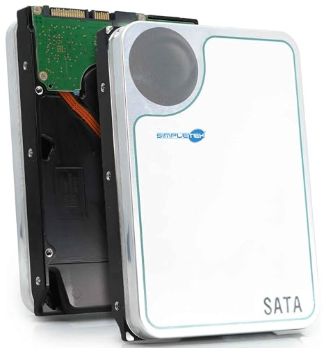 SIMPLETEK - Intern hårddisk 12 TB SATA III 3,5 hårddisk för PC, NAS, server och videoövervakning (renoverad)