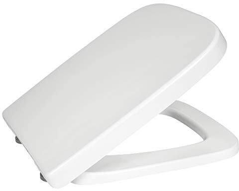 eSituro Abattant WC, en Plastique, Couvercle de WC avec Frein de Chute