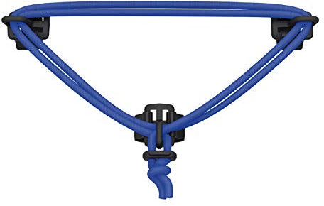 carryyygum Lenkerspannband für Fahrrad-Lenker | Mini-Gepäckträger 105cm | Gummiband, Gepäckspanner, Spanngummi, Gepäckband, Expander | schlanke Alternative zu Fahrradtasche, Fahrradkorb (blau)