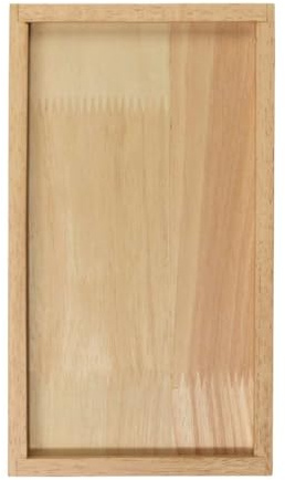 ASA, Holztablett rechteckig, Material ist Holz Natur, Maße; 25 x 14 cm, H. 2 cm, 53690970