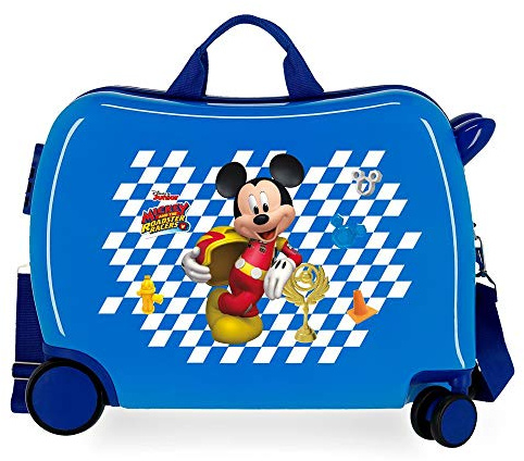 Disney Good Mood - Valigia per bambini, 50 x 38 x 20 cm, rigida, in ABS, chiusura a combinazione laterale, 34 l, 3 kg, 4 bagaglio a mano