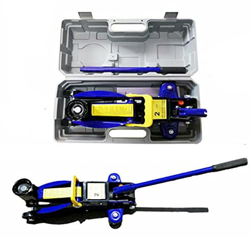 Autofather 2 Ton Heavy Duty Floor Jack, Low Profile Trolley Jack for Car, Van, Garage Tyre Repair Change Tire Emergency Tool