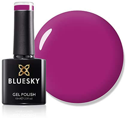 Bluesky Gel Polish, AW22, Intergalactic Pink - AW2213, Pink, Purple, Long lasting, Chip Resistant, 10ml (Requires Drying Under UV LED Lamp)