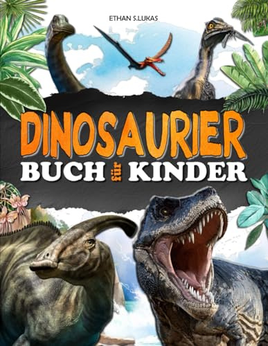 Dinosaurier Buch für Kinder: Ein vollständig illustriertes Buch, um die Tiere der Trias, des Jura und der Kreidezeit zu entdecken.
