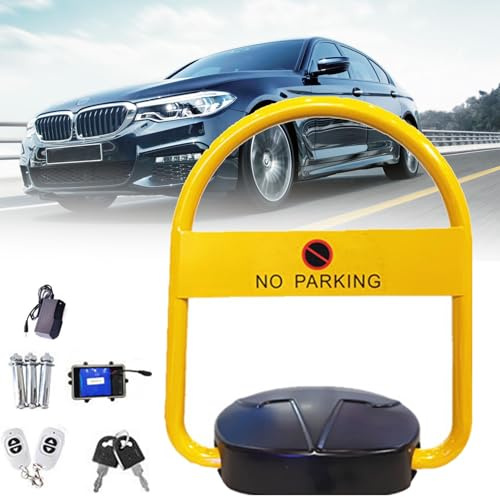 YEHOZZ Cerradura De Estacionamiento con Control Remoto Automático, Pestillo De Estacionamiento Privado Cerradura De Espacio Bloqueador De Estacionamiento para El Hogar, Negocios,Dtypeheightening