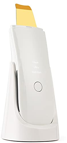 TMXKOOK Fuera de Piel ultrasónica de Carga inalámbrica con vibración del Tanque de Agua - espátula Facial de Nano Spray para eliminación de Cabeza Negra, Levantamiento y pelado