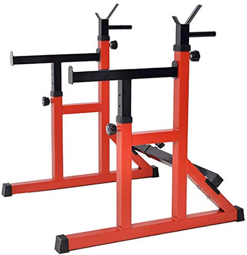 HAVVMK Heavy Duty Squat Rack Einstellbare Höhe Squat Rack Dip Station Max Last 200 Kg Für Home Fitness