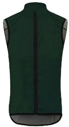XPJYUA Leichte Softshell Weste für Radfahren & Outdoor Ärmellose Reitweste for Herren, winddicht, wasserdicht, Regenjacke, Fahrradnetz-Shirt, Fahrradweste(Dark Green,L)