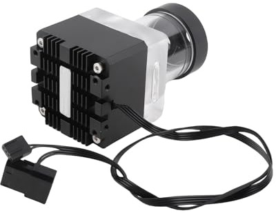 Cocoarm Pompe de Refroidissement par Eau pour PC, Tête de Pompe de 3,5 M avec Réservoir d'eau intégré, Refroidissement Haute Vitesse 650 L/H pour PC de Jeu et Systèmes de Liquide Personnalisés, (12