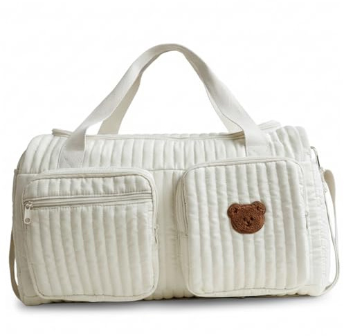 Sac de sport matelassé pour femme, sac à langer de capacité avec plusieurs poches pour les essentiels grossesse, style 2 pour un usage quotidien
