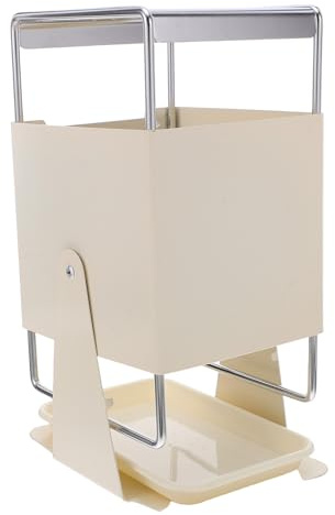 FUNNETOYU Portacoltelli da Cucina in Acciaio Inossidabile Rotante a 30° con Fessure Flessibili Organizer Salvaspazio per Coltelli da Banco Supporto Girevole per Riporre Coltelli e