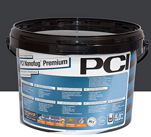 PCI Nanofug Premium - Mortero flexible para juntas (5 kg), Gris