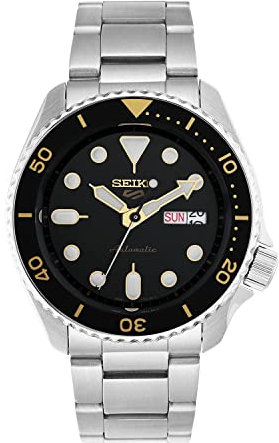 Seiko Orologio Analogico Automatico Giapponese Uomo con Cinturino in Acciaio Inossidabile SRPD57K1