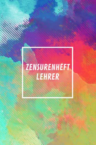 Zensurenheft Lehrer A5: Zensurenbuch und Zensurenliste für Notizen und Listen - Zensurenheft mit kalender - Stundenpläne - Jahresübersicht - 60 seiten