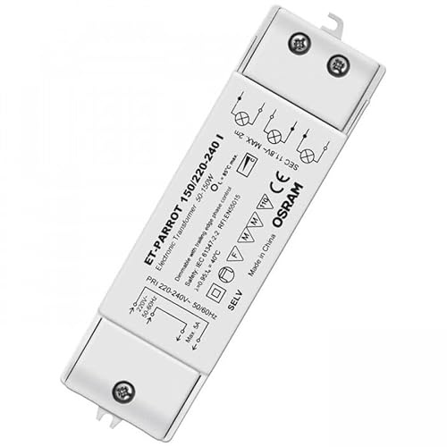 Electronic ballast 105/220, low consumption, high efficiency, powers lighting systems to optimize performance and energy savings.