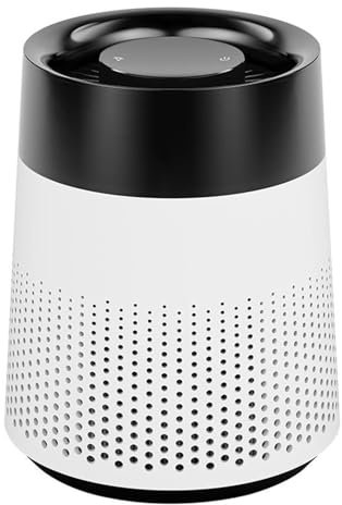 Humidificador purificador de aire, purificador de aire inteligente para dormitorio con purificación de circulación de 360°, concentración de iones negativos de 800 W y pantalla inteligente para polvo