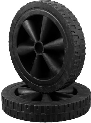 TOYANDONA 2 Pezzi Ruote per Barbecue Gas in Plastica Nera Ruote Carichi Pesanti per Sostituzione Grill Rotelle Resistenti e Facili da Installare per Mobilità Barbecue