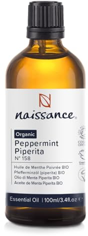 Naissance Pfefferminzöl BIO (Nr. 158) - 100ml - Mentha Piperita - 100% Reines Ackerminze Ätherisches Öl - Minzöl für Naturkosmetik, Aromatherapie, Duftlampe - Duftöl für Aroma Diffuser