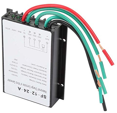 Samfox Aerogenerador Controlador - a Prueba de Agua del Generador de Turbina de Viento del Controlador de Carga del Regulador 12V / 24V 300W / 600W