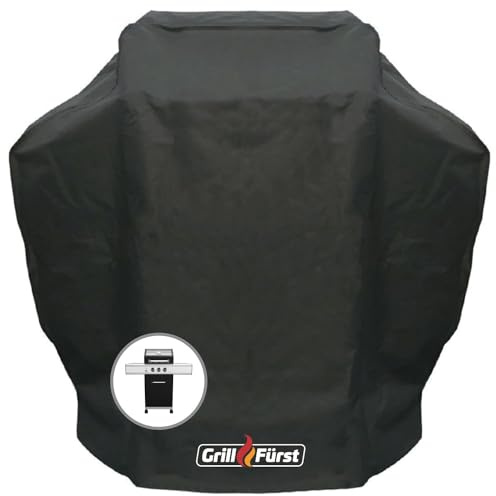 Grillfürst Grill Abdeckhaube - robuste Grill-Abdeckung 115 x 54 x 113 cm, wetterfest und wasserdicht, Abdeckung Gasgrill, Abdeckplane für Gasgrill Modell Grillfürst G210