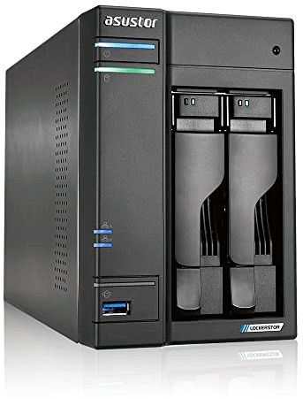Asustor AS6602T Serveur 2 baies 4 To avec 2 x Seagate IronWolf 2 To