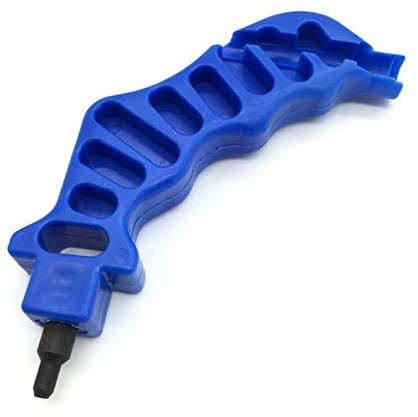 XINHUI Raccordi per Tubi da Giardino 5 mm e 8 mm Tubo Punchers Giardino d'innaffiatura del Tubo Flessibile di Montaggio Strumenti Agricoltura irrigazione Raccordi Aperture Hole 5 Pz (Color : Blue)