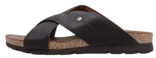 Panama Jack herr Salman Peep-toe sandaler, Marron C17, 44 EU