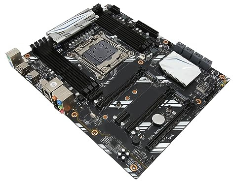 Carte Mère DDR4, Carte Mère ATX Quadricanal X99 D8, Fonction de Diagnostic Numérique avec Carte Réseau Gigabit pour PC