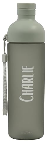 BIENMARQUER - Gourde Personnalisée 600mL avec Prénom | Bouteille d'eau à personnaliser - Résiste au lave-vaisselle - Contenance 600 ml