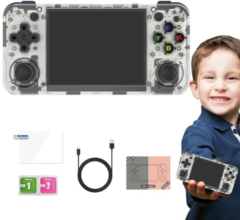 Console de jeu portable rétro, console de jeu portable pour - Console de jeu rétro classique - Console de jeu portable, lecteur de jeux rétro avec jeux classiques, support pour scher