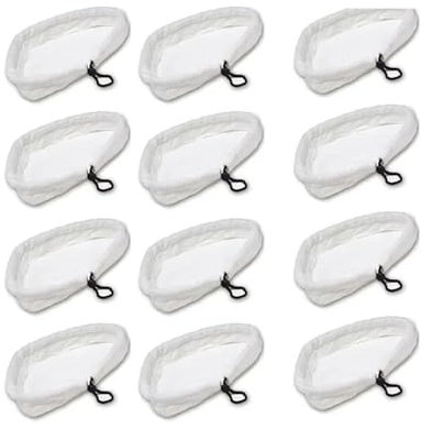 JIOYUNG eufeifeiegds Steam Mop Pads Replacement Pads Accessories For X5 H2O H20 S302 S001 SKG 1500W Steam Mop wefeiegds(12 PCS)