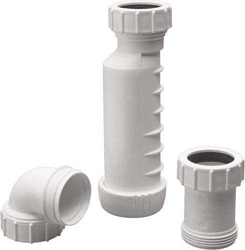 Selbstdichtender, wasserloser P-Trap-Fall, 3,8 cm, Einweg-Sanitär-Abflussventil, verbesserte Trockendichtungstechnologie, verhindert den Rückfluss von Luft und Abwasser