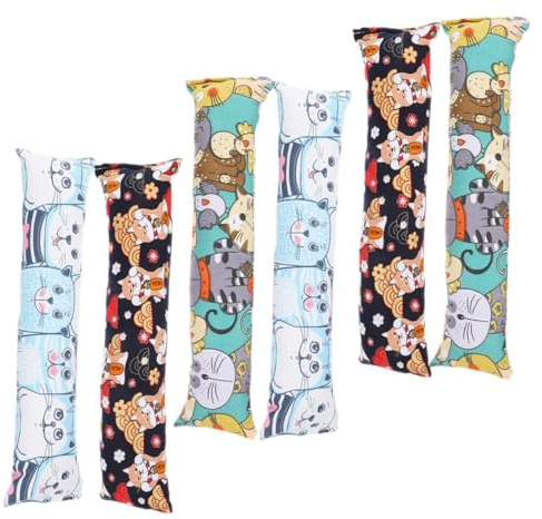 ibasenice 6pièces Jouets Herbe à Chat pour Chats Coussins Remplis Herbe Biologique Jouets à Mâcher pour Chatons Intérieur