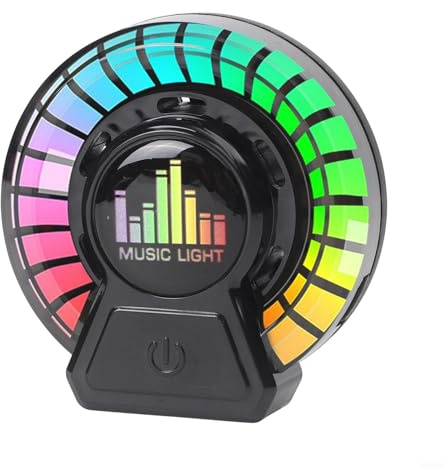 Lampe d'aromathérapie avec lumières rythmiques pour voitures avec commande vocale pour une utilisation pratique (parfum de mer)