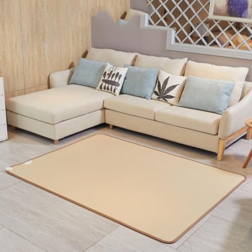 BANTASE Alfombra Calefactora Infrarroja Portátil For Yoga, Calefactor Eléctrico Radiante For Suelo, Alfombras, Pie Calefactado(50 * 60cm)