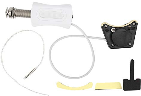 Tomotato Capteur pour Ukulele 4 Cordes, Installation de Pile Simple Design Intégré avec Manettes de Contrôle du Volume en Matériau Durable pour Musiciens d'Ukulele Acoustique