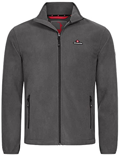 Höhenhorn Badus Herren Fleece Jacke Full Zip Grau Gr. XL