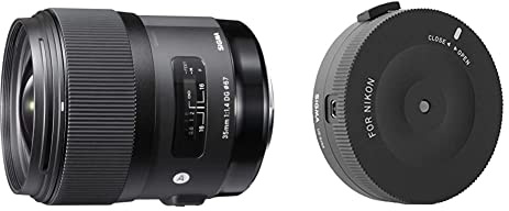 Sigma 35mm F1,4 DG HSM Art Objektiv für Nikon Objektivbajonett & Sigma USB-Dock für Nikon Objektivbajonett