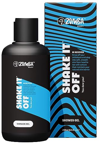 ZUMBA Gel Douche - 250ml - Gel Douche Doux pour Femmes et Hommes - Gel Douche Hydratant et Nettoyant pour Peau Sèche et Sensible - Gel Douche pH Neutre avec Extrait d'Aloe Vera et Bambou