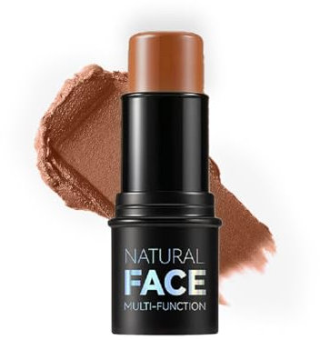 Contour Stick con sfumature di Highlighter, Bronzer e Blush, un Contour Stick impermeabile e non grasso che contorna il viso senza sforzo con un tocco leggero (#4, 1 pezzo)