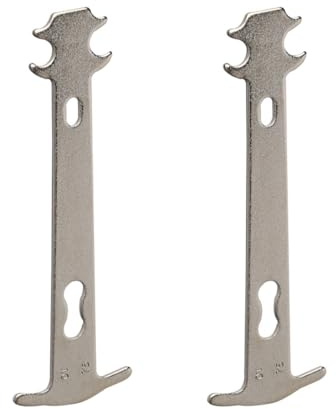 Fongmore 2 Pieces Bike Chain Checker Tool Bike Chain Wear Indicator Tool Bicycle Chain Checker for 7-12 Speed Chains Maintenance Road Mountain Bike