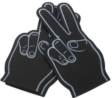 BELLIFFY 3pcs Schaum Finger Party Zubehör Für Sport Veranstaltungen Cheerleading Laut Hand Prop
