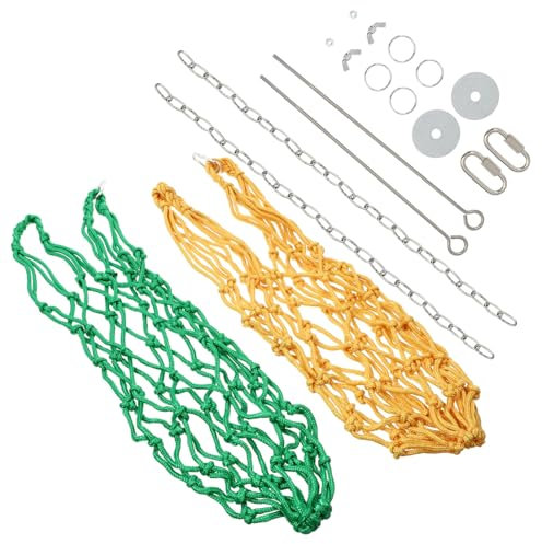 Mipcase 1 Satz 4 Stück Füttern Grübler Papageienbarsch Bausatz Großer Hühnerstall Hühnerschaukel Vogelnest Für Käfig Hühnerbettwäsche Hühnerpflucker Haustier Rostfreier Stahl