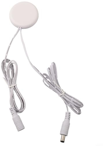 Interruptor de sensor táctil de inducción de 12 V 24 V con regulador de intensidad de barrido manual para iluminación de armarios y armarios, funciona a través de madera y piedra y vidrio (cabeza CC