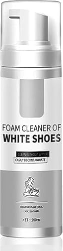 Kit de limpieza para zapatillas deportivas, limpiador de zapatos en espuma sin agua, portátil y eficaz para botas de cuero