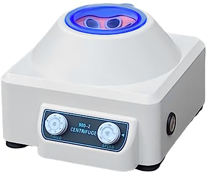 900-2 Centrifugeuse de laboratoire 6 tubes 10 ml 2086xg 0-4000 tr/min 0-60 min réglable en continu Blanc ABS Centrifugeuse de table avec couvercle transparent pour sérum plasma Immun Analyse chimique
